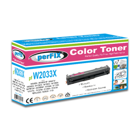 PFX PF W2033X - CRG055HH KIRMIZI Chipsiz 415X TONER 6K