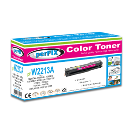 PFX PF W2213A KIRMIZI Chipsiz  207A TONER 1,25K