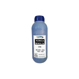 RT KM BIZHUB C250 - C252 - 7430 - 7450  CYAN TONER TOZU  JAPON   500 g